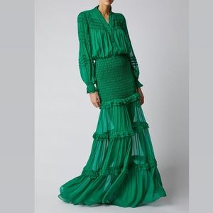 green alexis sinclair gown
